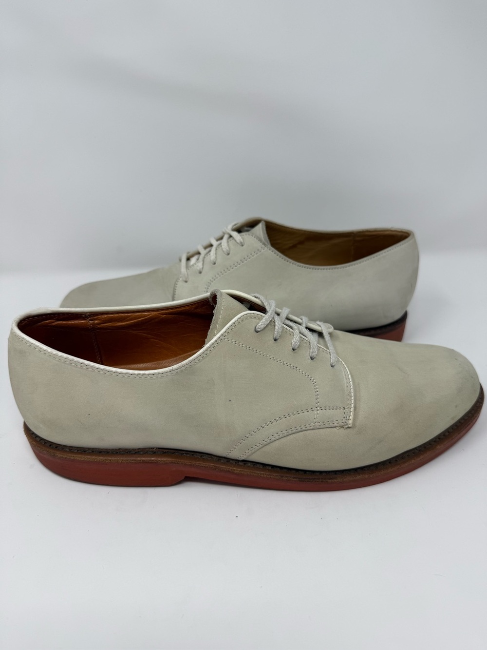 Cole Haan white nubuck Oxford shoes Vintage 1980’s